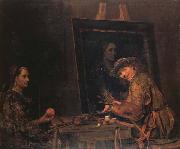 Arent De Gelder Self-Portrait Painting an Old Woman china oil painting reproduction